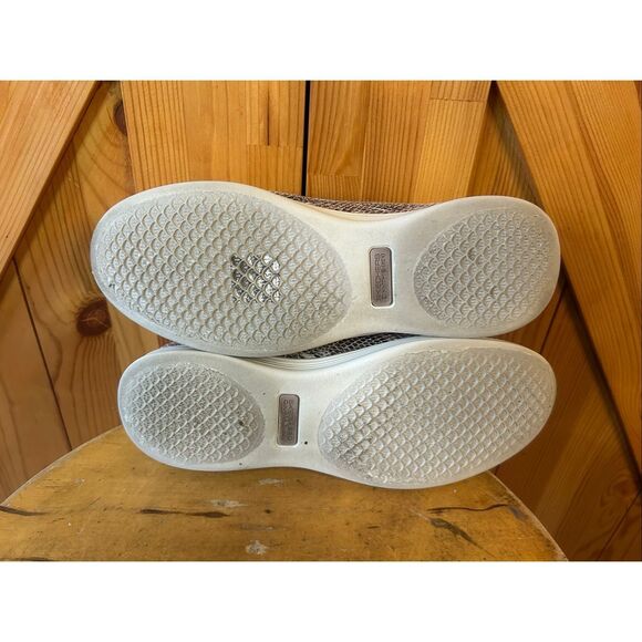 SKECHERS ON THE GO SLIP-ON FLAT SHOES BROWN SNAKE SZ 6.5 - Picture 7 of 8